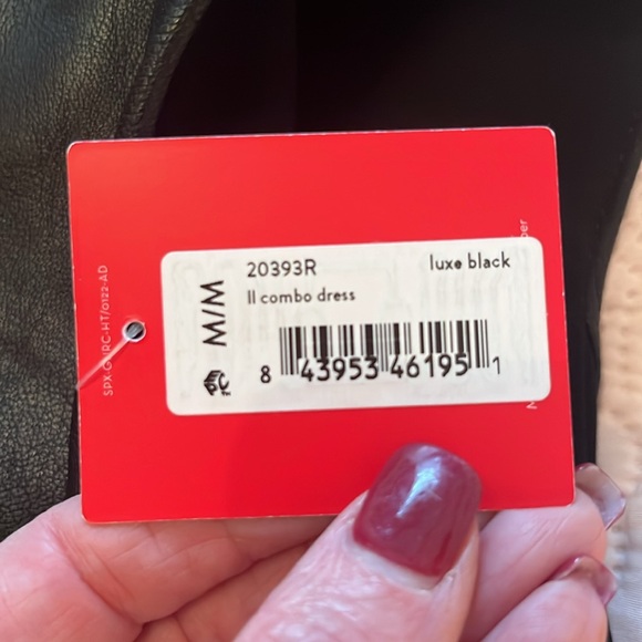 NWT SPANX Luxe Black Combo Dress - Picture 8 of 15